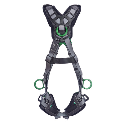 MSA V-FIT Harness w/Back & Side D-Rings - Quick-Connect Leg Straps - Shoulder & Leg Padding - Standard - 10194961