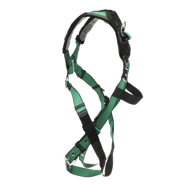MSA V-FORM+ Harness w/Back & Front D-Rings - Tongue Buckle Leg Straps - Extra Small - 10206092