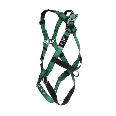 MSA V-FORM Harness w/Back & Side D-Rings - Tongue Buckle Leg Straps - Extra Small - 10197214
