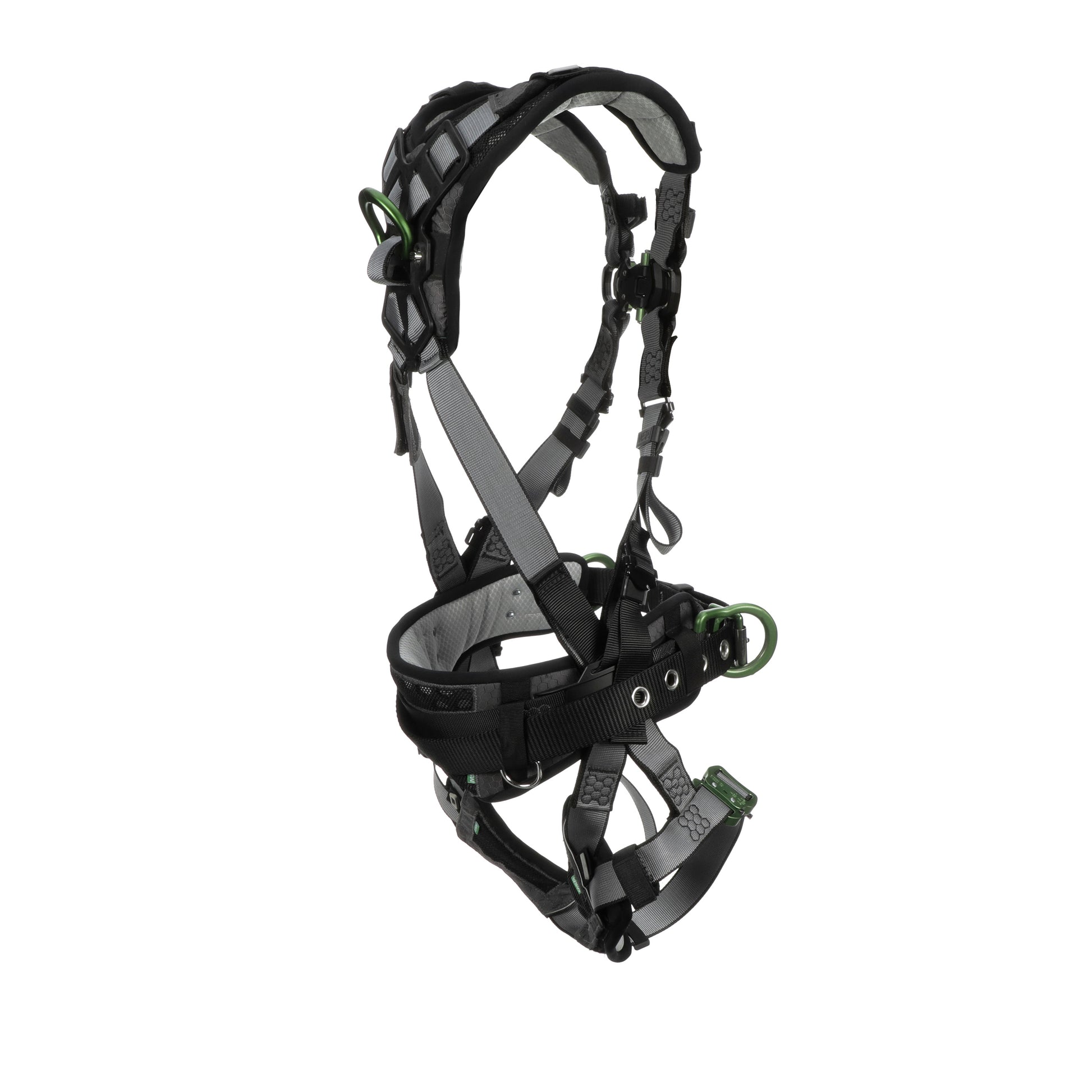 MSA V-FIT Construction Harness w/Back & Side D-Rings - Quick-Connect Leg Straps - Shoulder & Leg Padding - Extra Small - 10195164