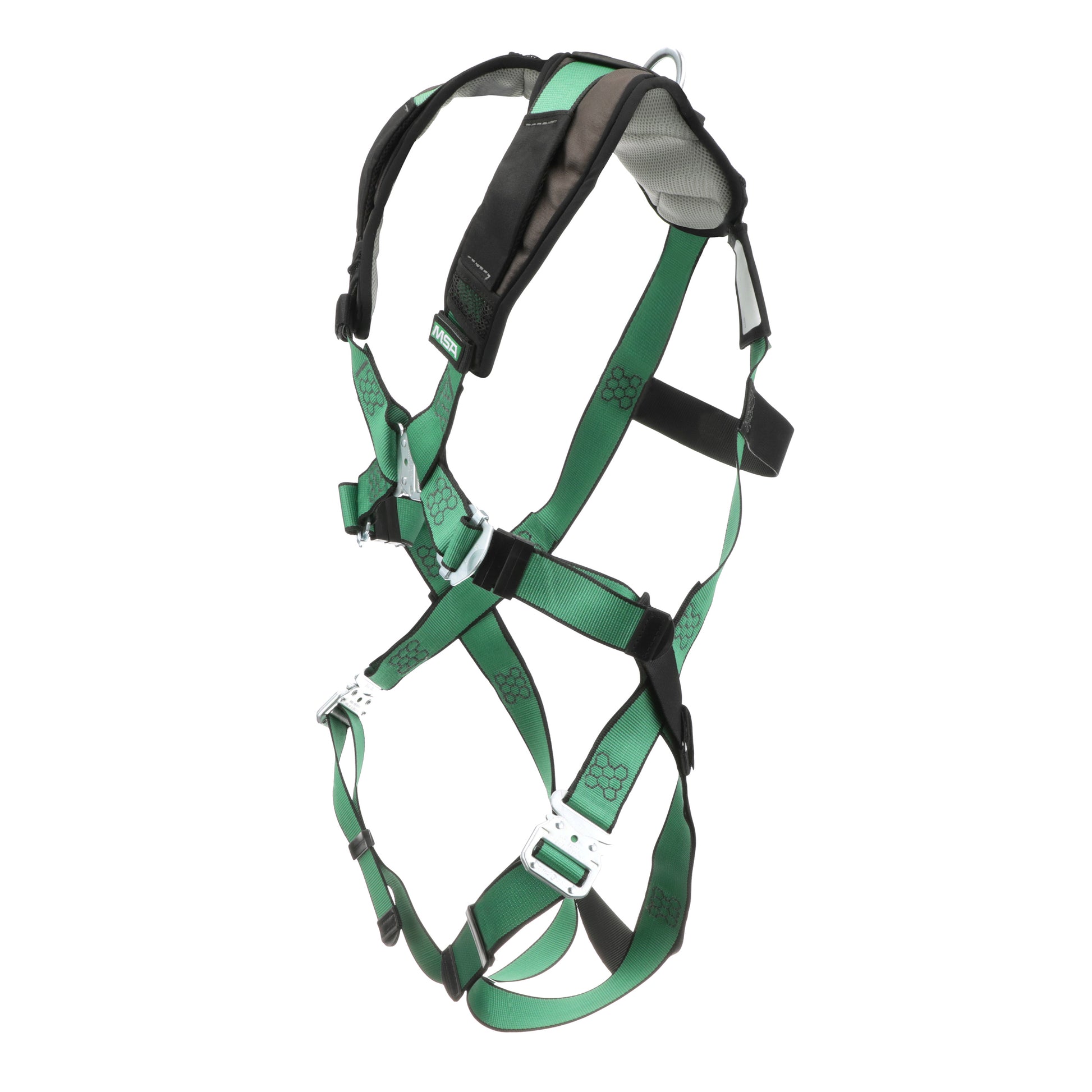 MSA V-FORM+ Harness w/Back D-Ring - Quick Connect Leg Straps - Super Extra Large - 10206103