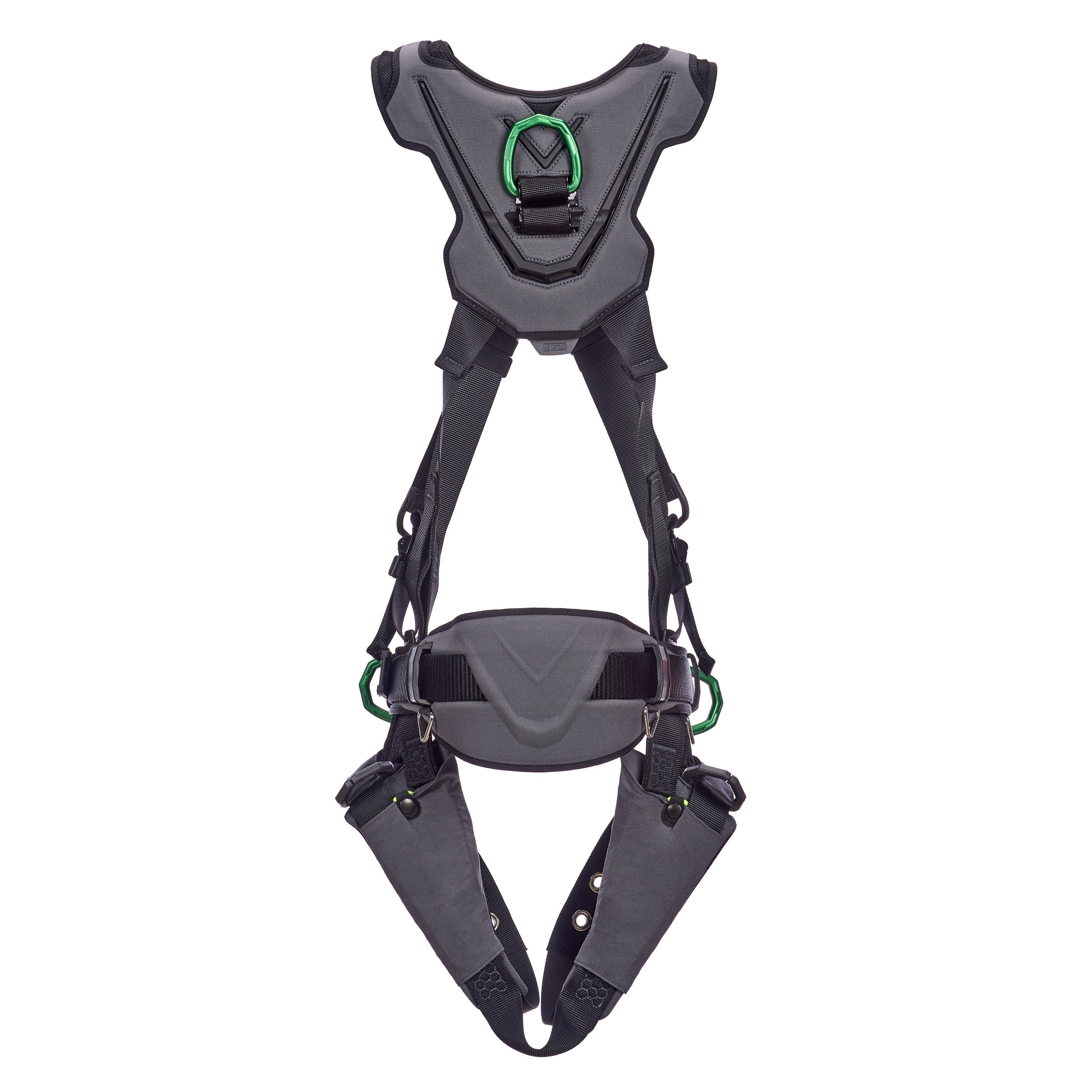 MSA V-FLEX Construction Harness w/Back & Side D-Rings - Tongue Buckle Leg Straps - Extra Large - 10211330