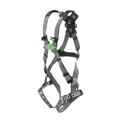 MSA V-FIT Harness w/Back D-Ring - Tongue Buckle Leg Straps - Standard - 10195092