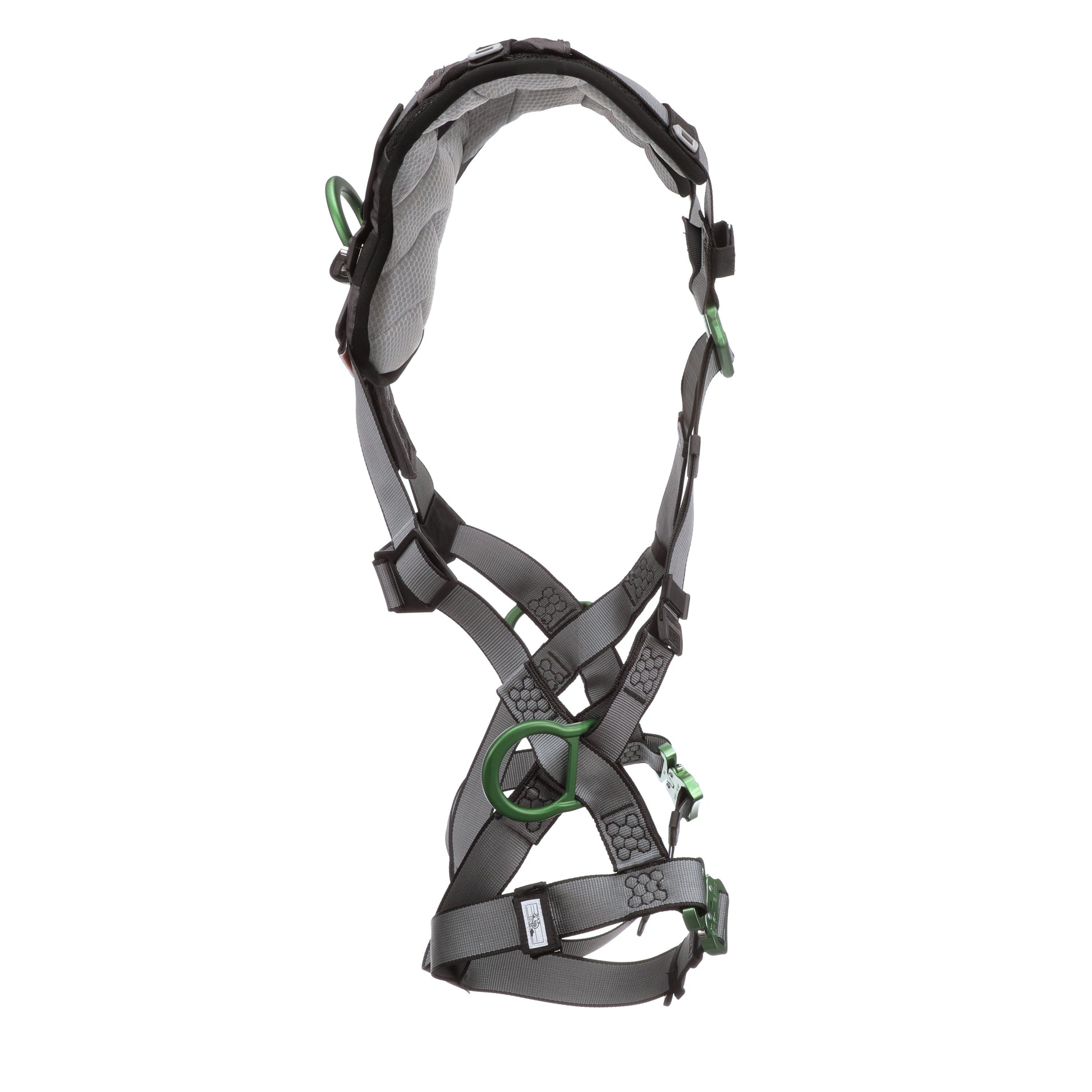 MSA V-FIT Harness w/Back & Side D-Rings - Quick-Connect Leg Straps - Shoulder Padding - Standard - 10194873