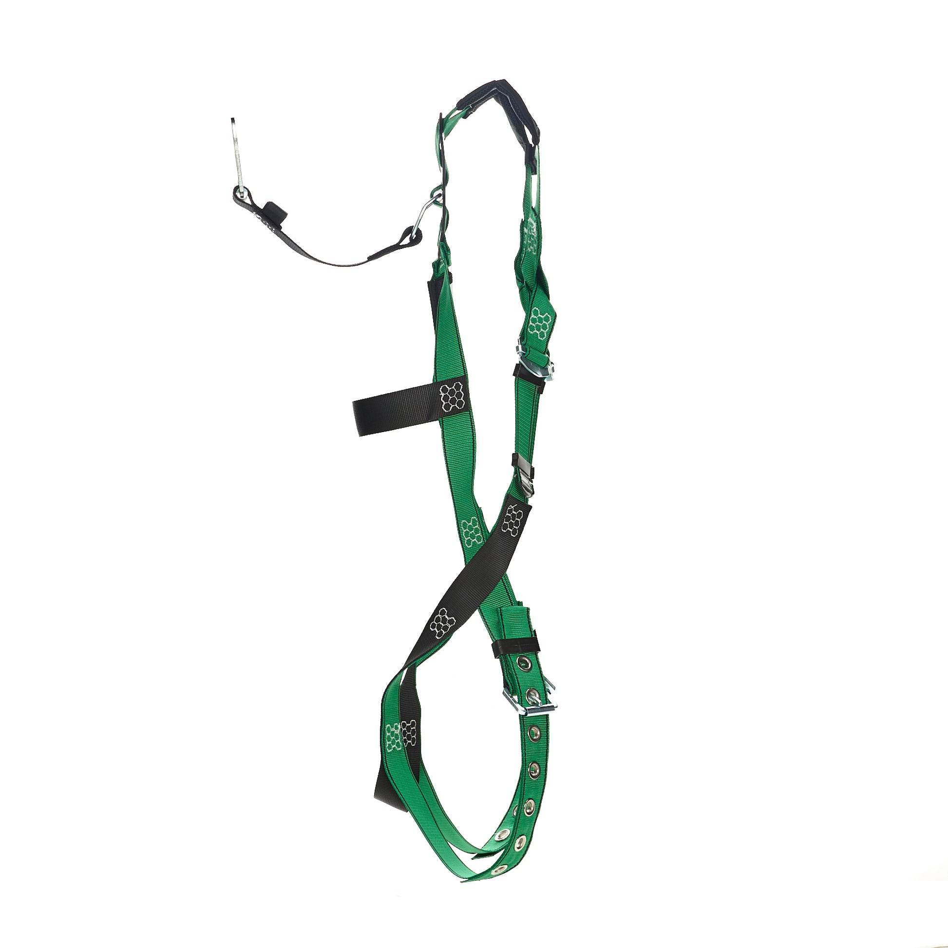 MSA V-FORM Harness w/Back D-Ring with D-Ring Extender - Tongue Buckle Leg Straps Quick Connect Chest Buckle - Extra Small - 10208274