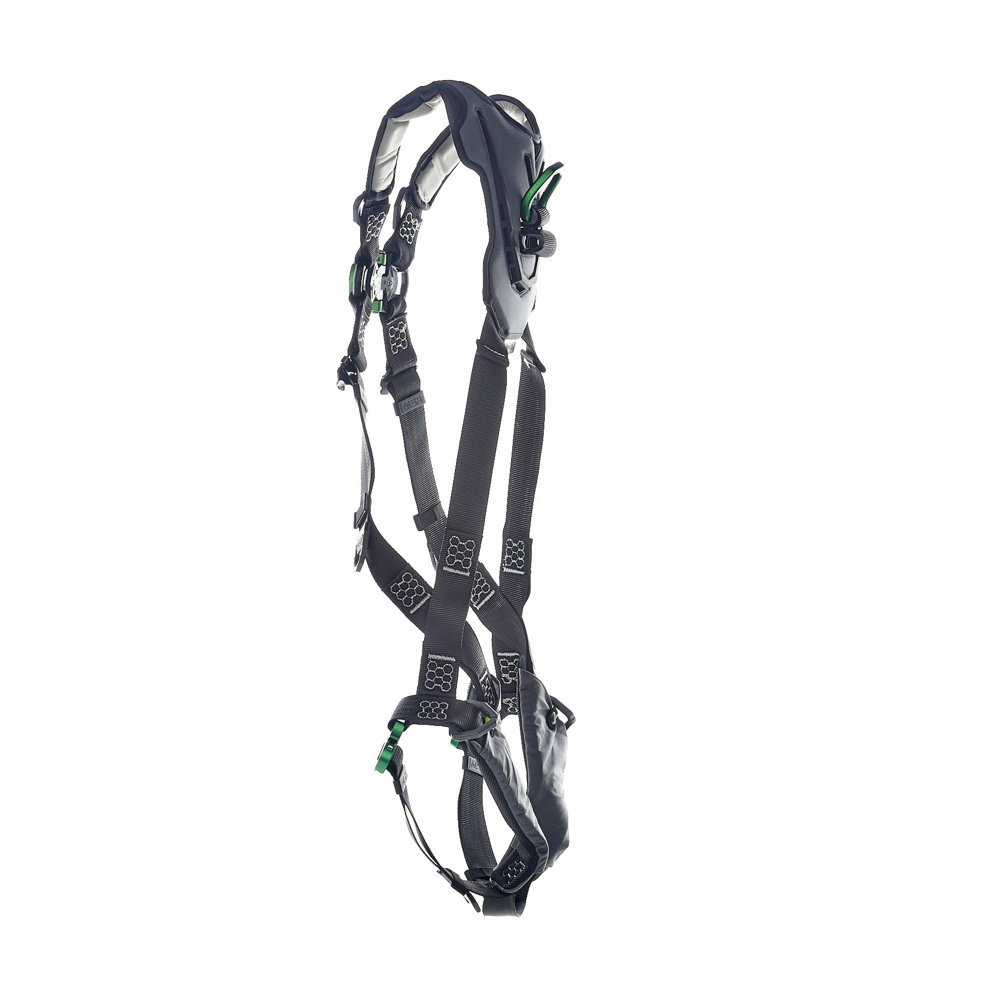 MSA V-FLEX Harness w/Back & Front D-Rings - Quick Connect Leg Straps - Extra Small - 10211316