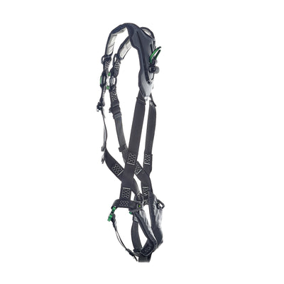 MSA V-FLEX Harness w/Back & Front D-Rings - Quick Connect Leg Straps - Extra Small - 10211316