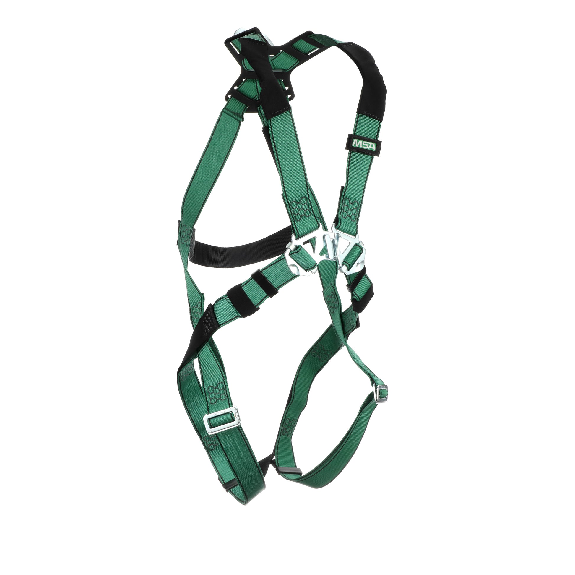 MSA V-FORM Harness w/Back D-Ring - Qwik-Fit Leg Straps - Super Extra Large - 10197198