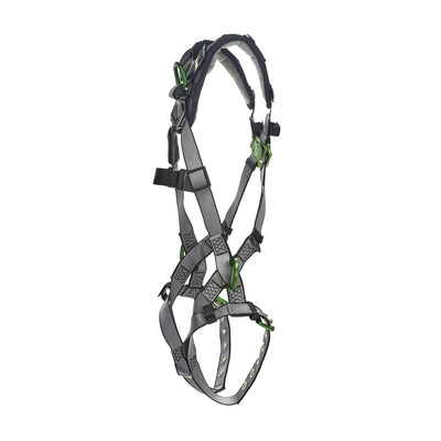 MSA V-FIT Harness w/Back & Side D-Rings - Tongue Buckle Leg Straps - Shoulder Padding - Extra Small - 10194908