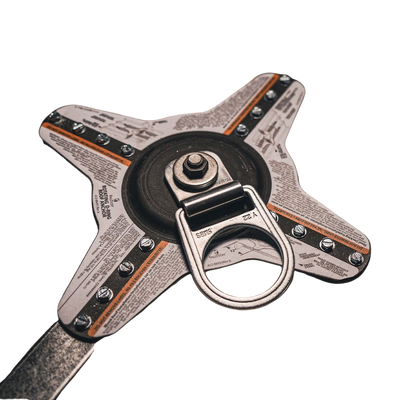 FallTech 360° Rotating D-Ring Roof Anchor w/Fastners - 7420
