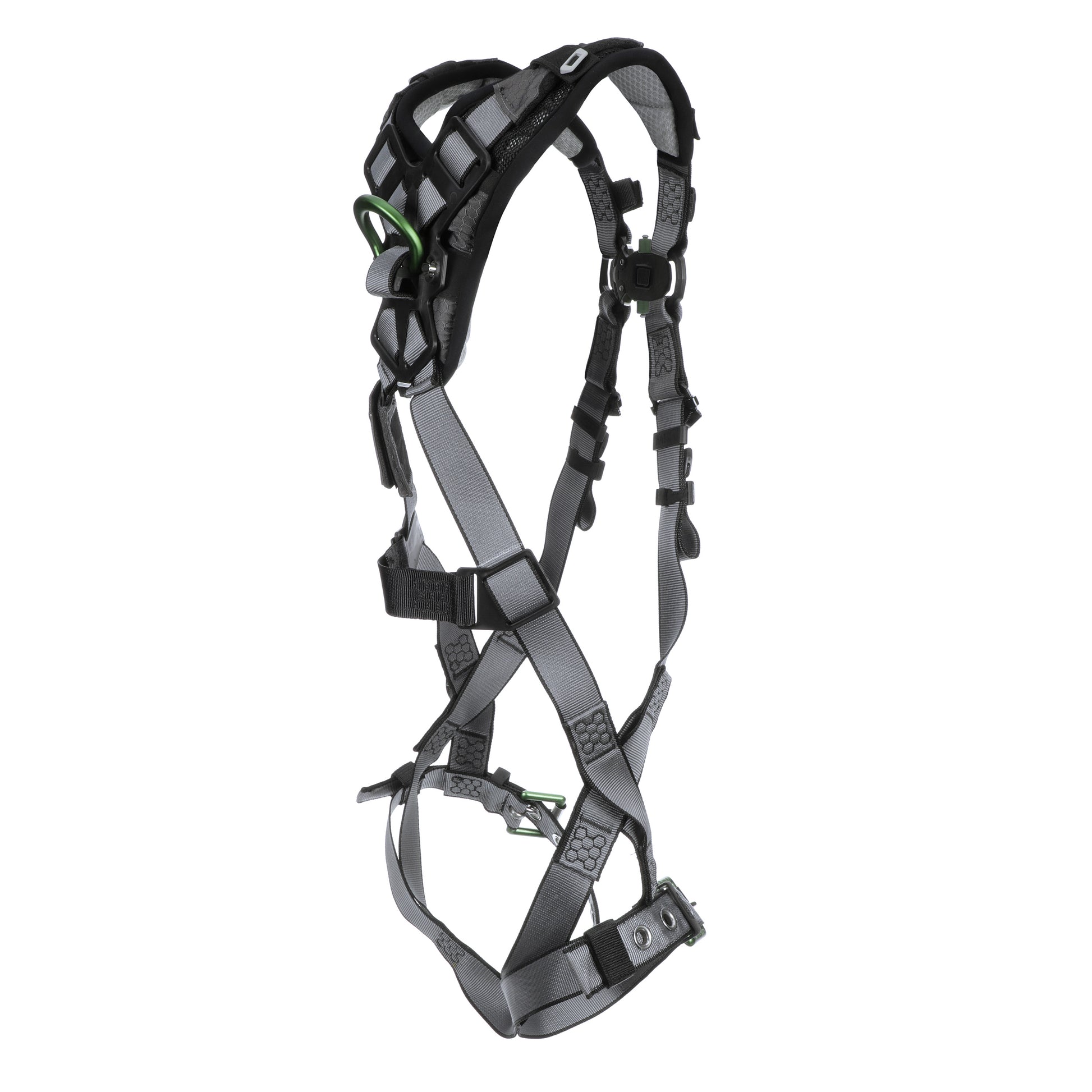 MSA V-FIT Harness w/Back D-Ring - Tongue Buckle Leg Straps - Shoulder & Leg Padding - Extra Large - 10194978