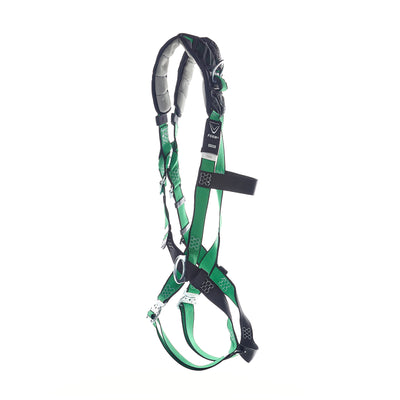 MSA V-FORM+ Harness w/Back, Front & Side D-Rings - Quick Connect Leg Straps - Super Extra Large - 10206147