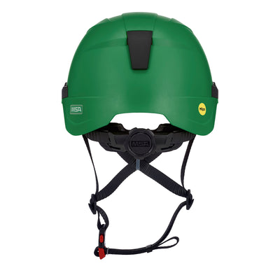 MSA V-Gard H2 Type II Class E Safety Helmet - Mips - No Vent - Green - 10242829