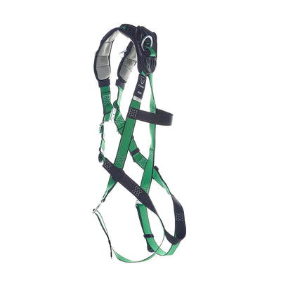 MSA V-FORM+ Harness w/Back, Front & Side D-Rings - Tongue Buckle Leg Straps - Standard - 10206137