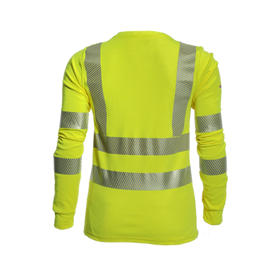 DRIFIRE Women's FR Hi-Vis Long Sleeve T-Shirt Class 3 - TEEY2LSC3W