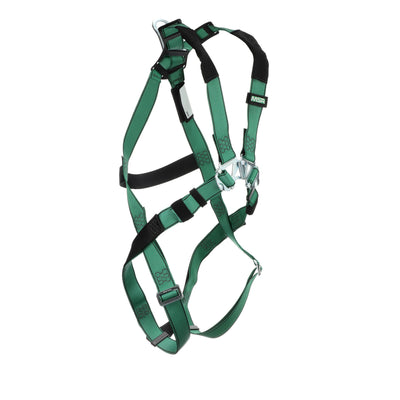 MSA V-FORM Harness w/Back D-Ring - Qwik-Fit Leg Straps - Super Extra Large - 10197198