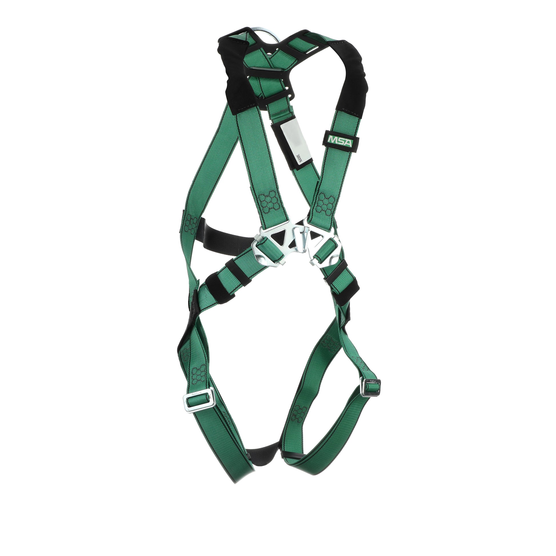 MSA V-FORM Harness w/Back D-Ring - Qwik-Fit Leg Straps - Super Extra Large - 10197198