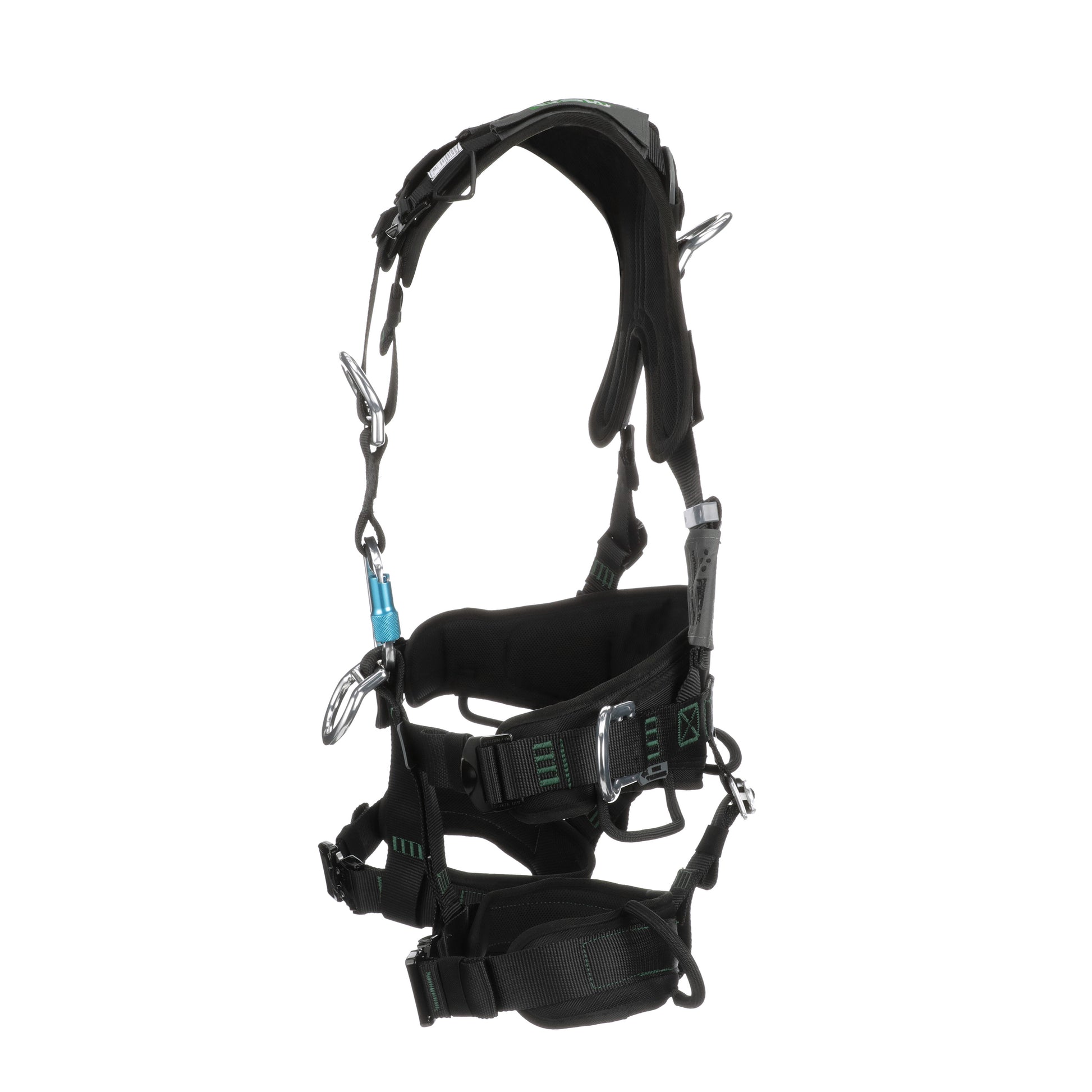 MSA Gravity Suspension Harness w/Back, Front, Belly, & Side D-Rings - Lumbar, Shoulder & Leg Padding - Medium - 10150457