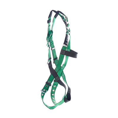 MSA V-FORM Harness w/Back & Front D-Rings - Tongue Buckle Leg Straps Quick Connect Chest Buckle - Standard - 10206066