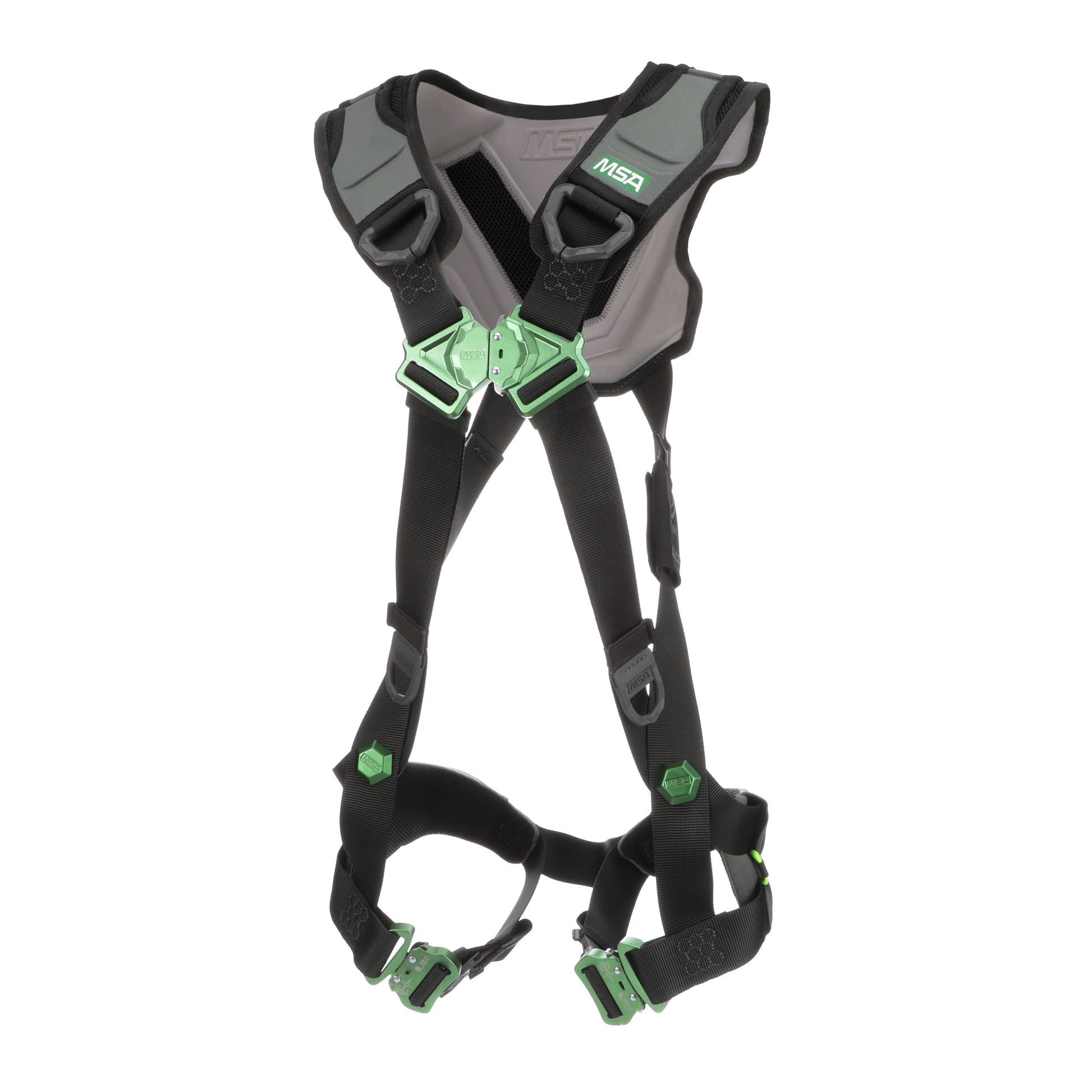 MSA V-FLEX Harness w/Back D-Ring - Quick Connect Leg Straps - Standard - 10239740