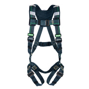 MSA EVOTECH Arc Flash Harness w/Back D-Ring - Qwik-Fit leg straps - Shoulder Padding - X-Large (XLG) - 10150157