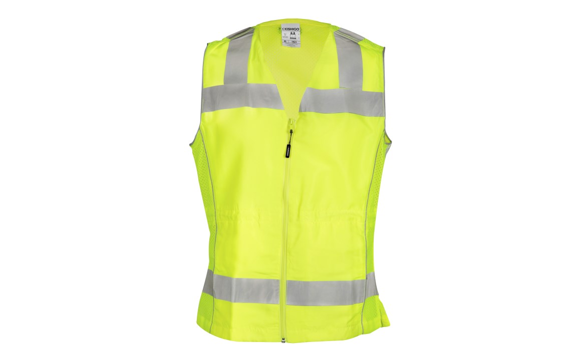 ML Kishigo Class 2 Lime Premium Brilliant Series Womens Vest