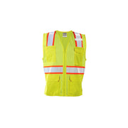 ML Kishigo Class 2 Lime Women'S All Mesh Contrast Vest