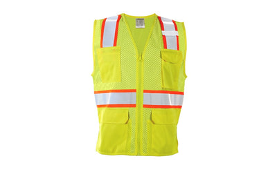 ML Kishigo Class 2 Lime Women'S All Mesh Contrast Vest
