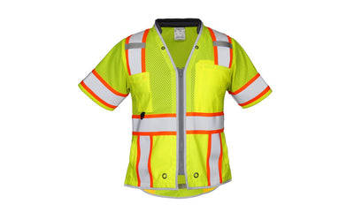 ML Kishigo Class 3 Lime/Orange Premium Brilliant Womens Vest