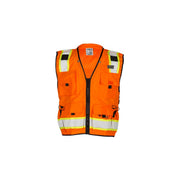 ML Kishigo S5001 Orange Professional Surveyors Vest - front
