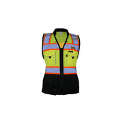 ML Kishigo Class 2 Lime Womens Heavy Duty Surveyors Vest