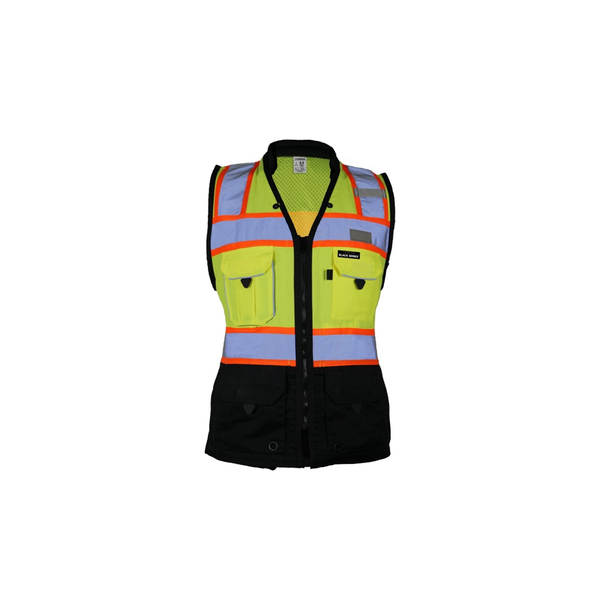 ML Kishigo Class 2 Lime Womens Heavy Duty Surveyors Vest