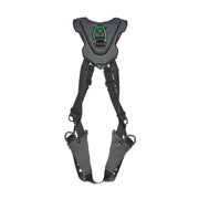 MSA V-FLEX Harness w/Back & Front D-Rings - Tongue Buckle Leg Straps - Extra Large - 10211322