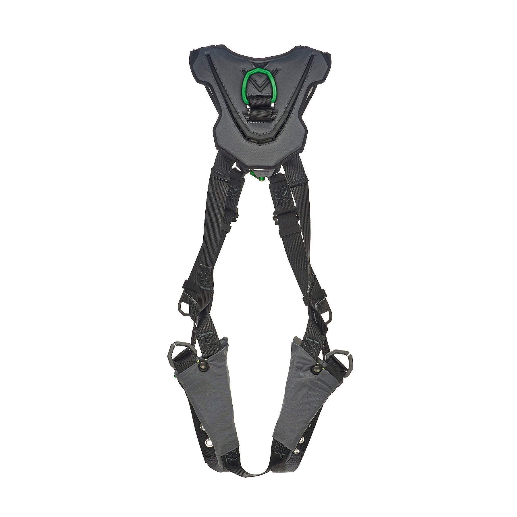 MSA V-FLEX Harness w/Back & Front D-Rings - Tongue Buckle Leg Straps - Extra Small - 10211320