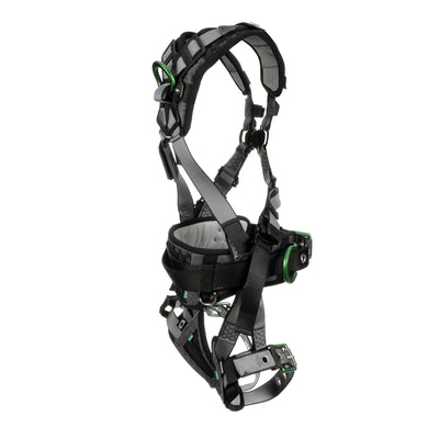 MSA V-FIT Construction Harness w/Back & Side D-Rings - Tongue Buckle Leg Straps - Shoulder & Leg Padding - Standard - 10195181
