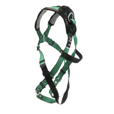 MSA V-FORM+ Harness w/Back & Front D-Rings - Tongue Buckle Leg Straps - Extra Small - 10206092