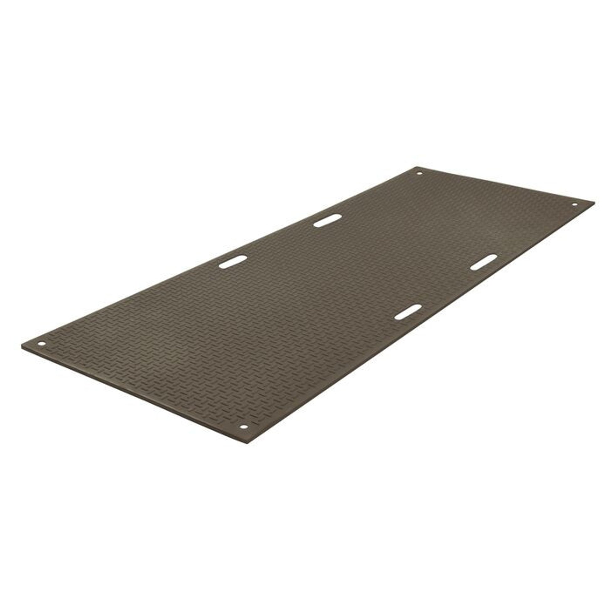 Ground Protection - VersaMAT - 3' X 8' - Black - W/ Hand Holes - 120 Ton Load - VM38HH8