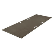 Ground Protection - VersaMAT - 3' X 8' - One Side Smooth - Black - W/ Hand Holes - 120 Ton Load - VM38S1HH8