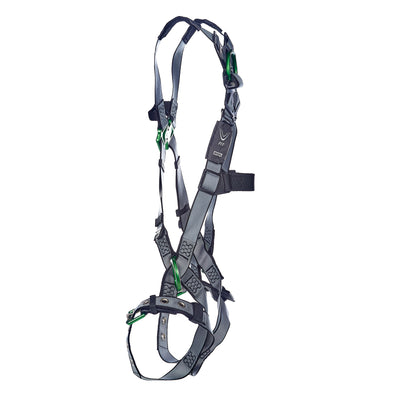 MSA V-FIT Harness w/Back & Side D-Rings - Tongue Buckle Leg Straps - Extra Large - 10195111