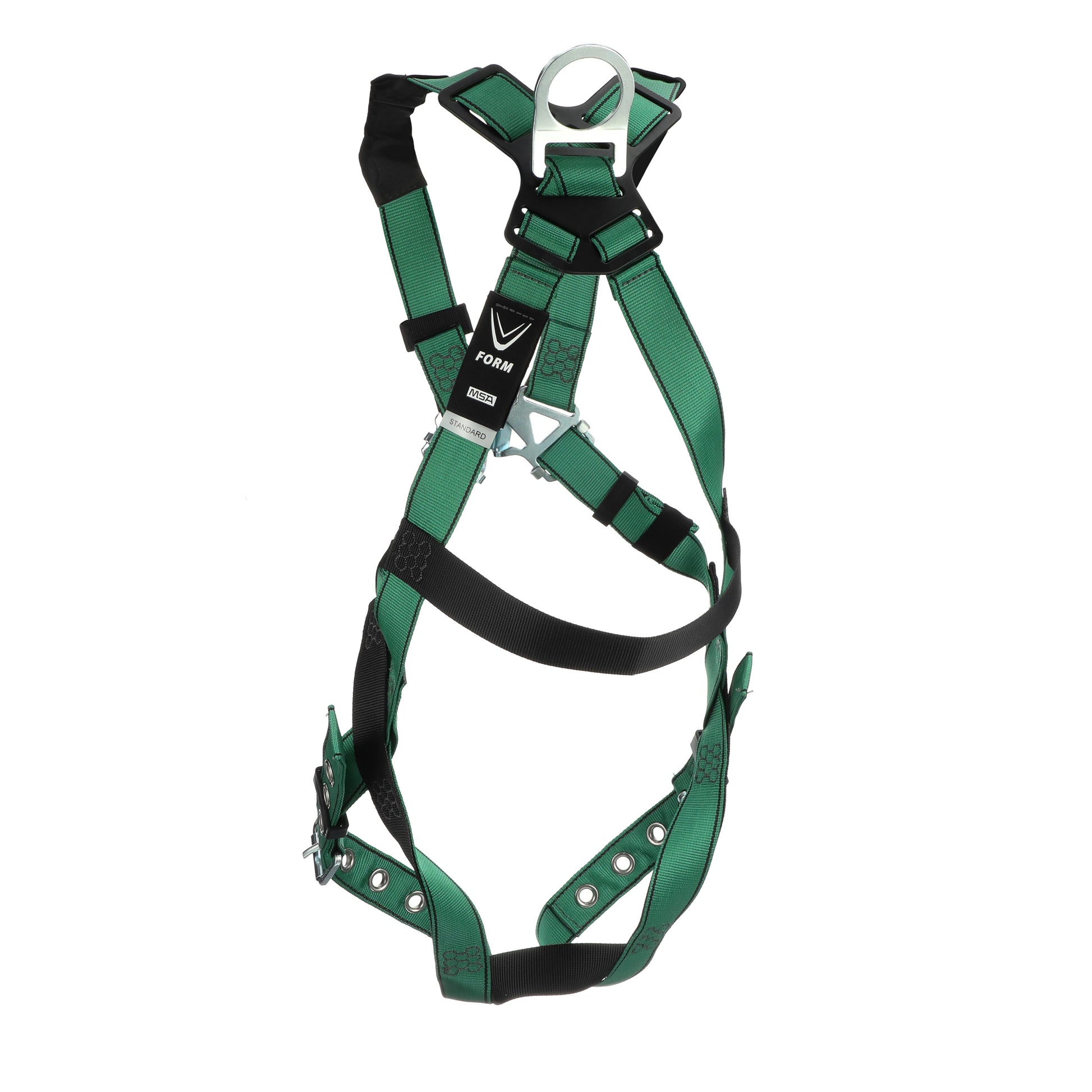 MSA V-FORM Harness w/Back D-Ring - Tongue Buckle Leg Straps - Extra Small - 10196702