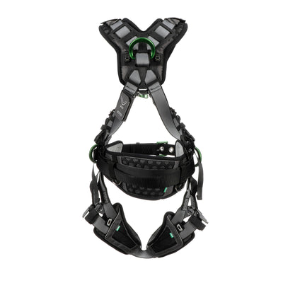 MSA V-FIT Construction Harness w/Back & Side D-Rings - Tongue Buckle Leg Straps - Shoulder & Leg Padding - Standard - 10195181
