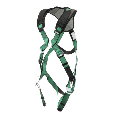 MSA V-FORM+ Harness w/Back & Side D-Rings - Quick Connect Leg Straps - Extra Small - 10206104