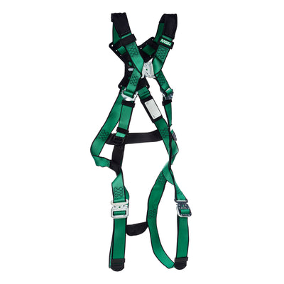 MSA V-FORM+ Harness w/Back D-Ring - Quick Connect Leg Straps - Standard - 10206133