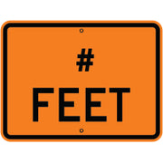FEET   SPECIFY FEET - FEET   SPECIFY FEET, 18X24, Aluminum (.080) HIP Reflective