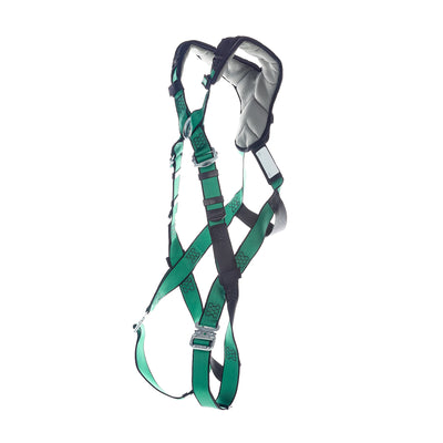 MSA V-FORM+ Harness w/Back & Front D-Rings - Quick Connect Leg Straps - Standard - 10206109