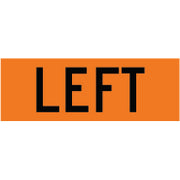 LEFT    FOR 36X36 OR 48X48 SIGNS - LEFT    FOR 36X36 OR 48X48 SIGNS, 7X20, Aluminum (.080) EGP Reflective
