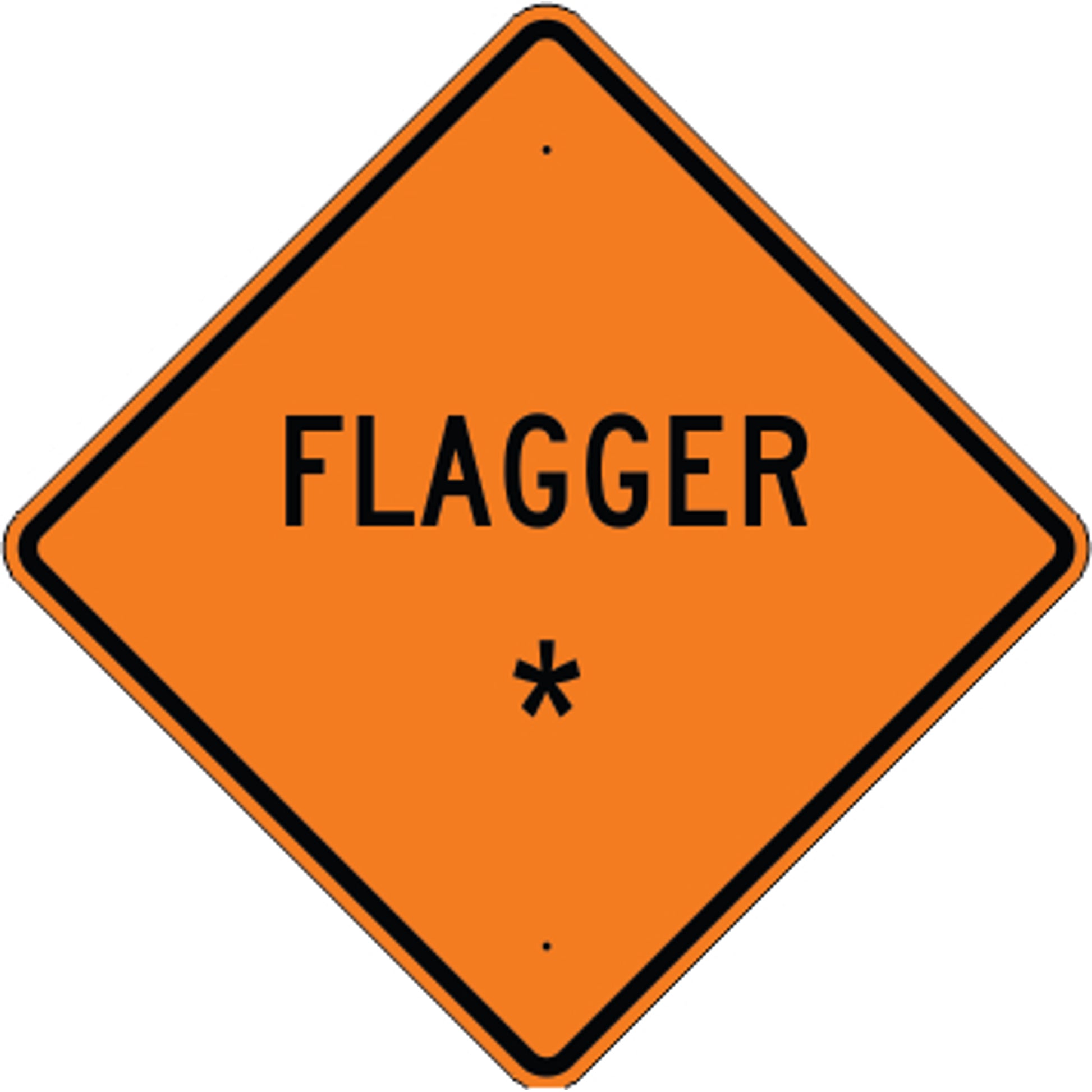 FLAGGER     REPLACE WITH:  AHEAD  500 FEET  1000 FEET  1500 FEET - FLAGGER     REPLACE WITH:  AHEAD  500 FEET  1000 FEET  1500 FEET, 48x48, Aluminum (.080) HIP Reflective