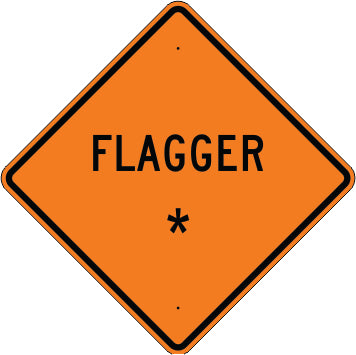 FLAGGER REPLACE WITH: AHEAD 500 FEET 1000 FEET 1500 FEET