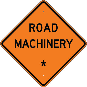 ROAD MACHINERY REPLACE WITH: AHEAD 500 FEET 1000 FEET 1500
