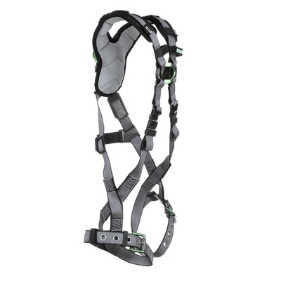 MSA V-FIT Harness w/Back D-Ring - Tongue Buckle Leg Straps - Shoulder & Leg Padding - Super Extra Large - 10194979